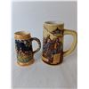 Image 2 : (2) Beer Steins Up to 7"