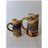 Image 3 : (2) Beer Steins Up to 7"