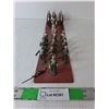 Image 1 : Vintage Toy Soldiers Figurine 17.25" x 4"
