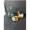 Image 3 : Glass Vase, Ceramic Ashtrays, Misc.