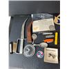 Image 3 : Dagger with Sheath, Pocket Knives, Clock Pendant, Misc.