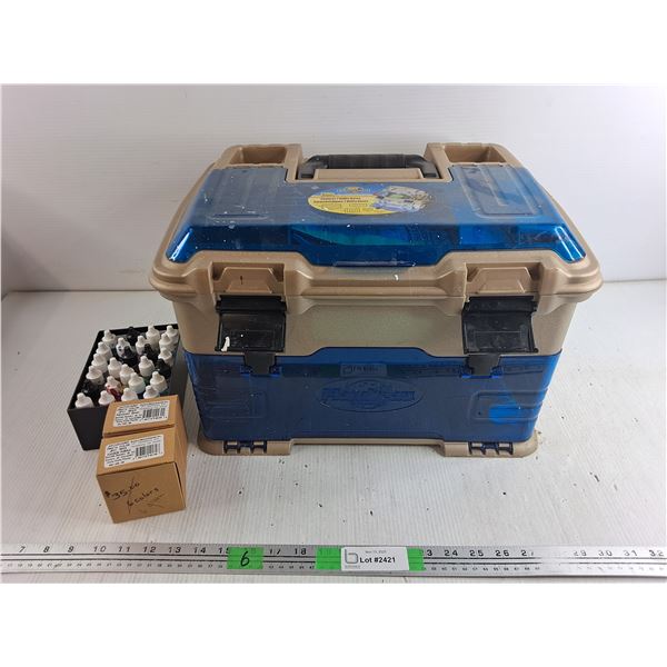 Flambeau Utility Box 17" x 12" x 13", Various Alcohol Ink, Misc, Cannot Ship