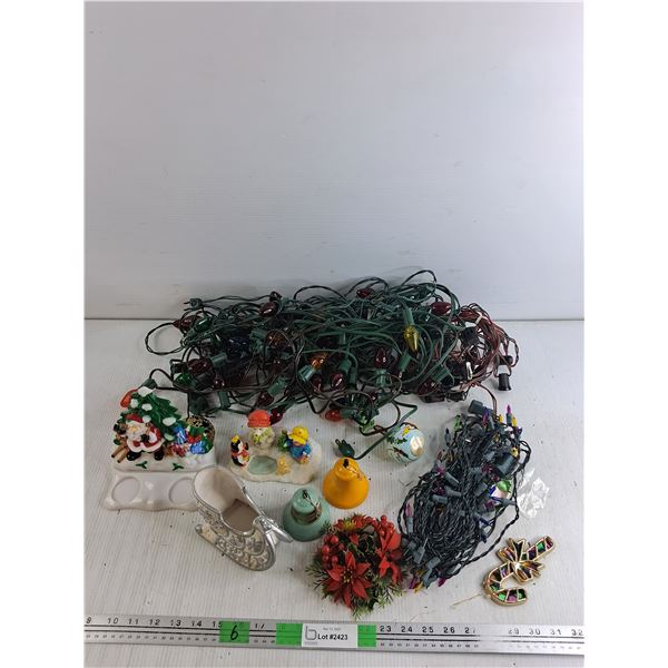 Christmas Tree Lights & Ornaments