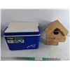 Image 1 : Polar 12 by Igloo Cooler 13" x 10" x 9", Wooden Bird House, Cannot Ship