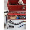 Image 3 : Metal Tool Box 6" x 19" x 6", Various Plumbing Supplies - Pickup Preferred