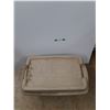 Image 4 : Rubbermaid Plastic Storage Tote with Lid, Cannot Ship