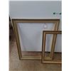 Image 2 : *(2) Wooden Picture Frames 35" x 28" & 29" x 24", Cannot Ship