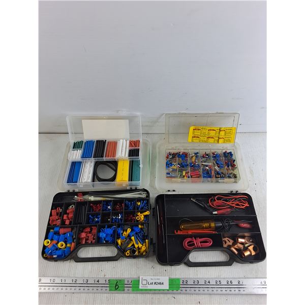Electrical Connectors & Various Size Shrink Tubes