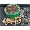 Image 2 : Various Necklaces, Lapel Pins, Coins - Authenticity Not Guaranteed