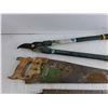 Image 2 : (2) 24" Handsaws, Fiskars Tree Branch Shears, Cannot Ship