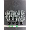 Image 1 : (14) Glass Goblets - Cannot Ship