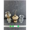 Image 1 : (2) Kerosene Lamps, Glass Kerosene Lamp Shade