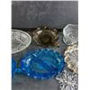 Image 3 : Various Glass Dishes, Plastic Snowflake Ornament, Glass Ash Tray