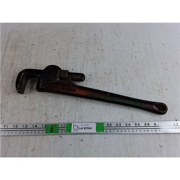 Ridgid 18" Heavy Duty Pipe Wrench