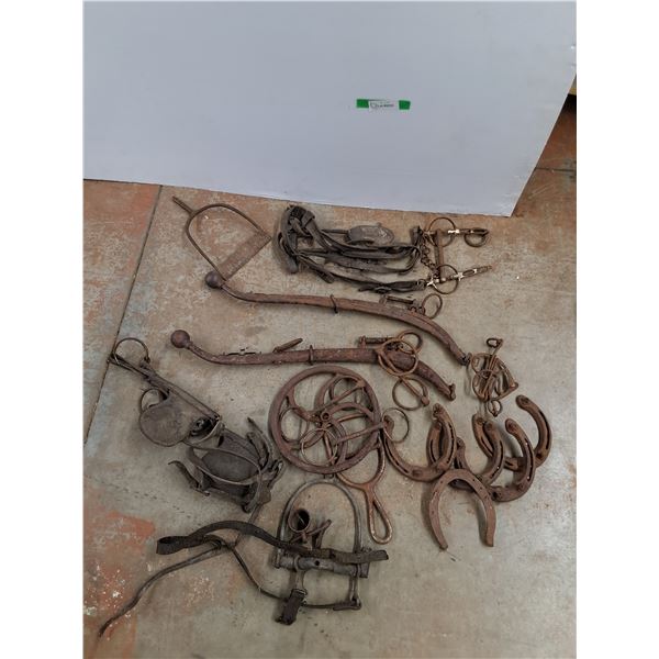 Driving Bridles, Hames, Horseshoes, Bits, Misc - Pickup Preferred