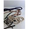 Image 4 : (4) Weanling Halters, (2) Leadropes