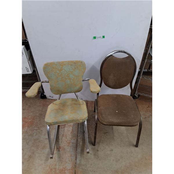 *Vintage Rocking Chair 31" x 26" x 31" , Vintage Chair 19" x 18" x 36" - Cannot Ship