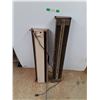 Image 1 : *(2)  Vintage Electric Heaters - Viking & Sentinel 1200 - Powers On, As Is 42" x 7" x 3"