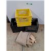 Image 1 : *(3) Milk Crates 13" x 13" x 11",Faux Wool Fabric - Cannot Ship