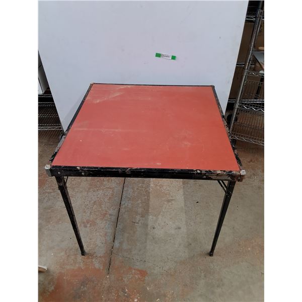 *Folding Table 30" x 30" x 26", Cannot Ship