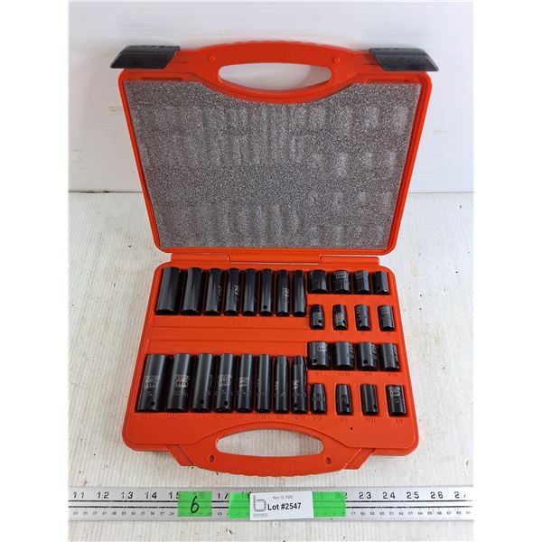 Power Fist Chrome Vanadium Sockets - New