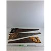 Image 1 : (3)  Handsaws 24" & 28", Cannot Ship