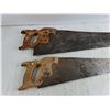 Image 2 : (2) Handsaws 24" & 28", Cannot Ship