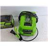 Image 3 : GreenWorks 40Volt 4.0Ah Blower Battery & Battery Charger - Consignor Said Works, as Is