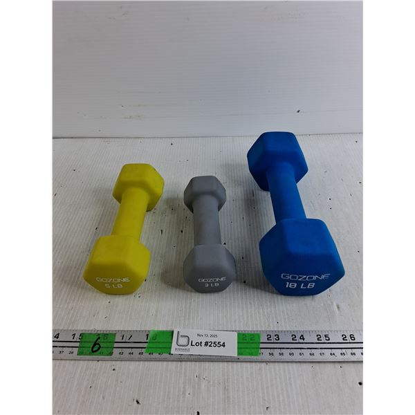 3lb, 5lb & 10lb Dumbbells - PICK UP