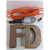 Image 4 : Troublelight - Powers On, As Is, Metal Wall Letters