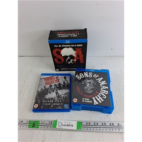 Sons of Anarchy Blu Ray Movie Collection