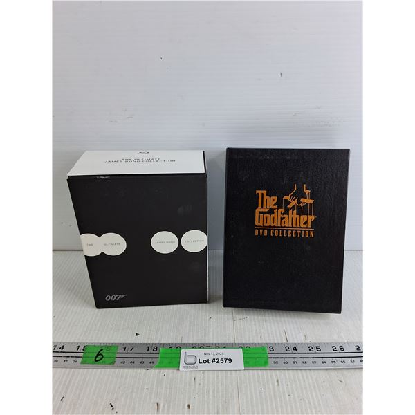 The Ultimate James Bond & The Godfather DVD Movie Collections