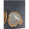 Image 3 : Agate Slab Slice Coasters - Authenticity Not Guaranteed