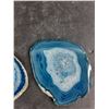 Image 3 : Agate Geode & Mineral Slab Slice Coasters - Authenticity Not Guaranteed