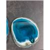 Image 3 : Agate Geode Slab Slice Coasters - Authenticity Not Guaranteed