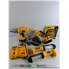 Image 1 : DeWalt 18V Cordless Impact Wrench, Circular Saw, Flashlight, Battery Charger & Batteries - Powers On