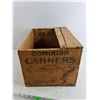 Image 2 : Vintage Wooden Dominion Canners Crate 15" x 11" x 9", Pickup Preferred