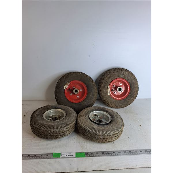 Nylon Tube Tires (2) 4.10/3.50-5 (2) 4.10/3.50-4