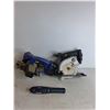 Image 5 : (3) Battery Operated Drill, (2) Circular Saws (everthing as is), Batteries & Chargers