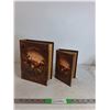 Image 1 : (2) Decorative Boxes With Hidden Commpartments Up to 9.5"x7.5"x2.5"