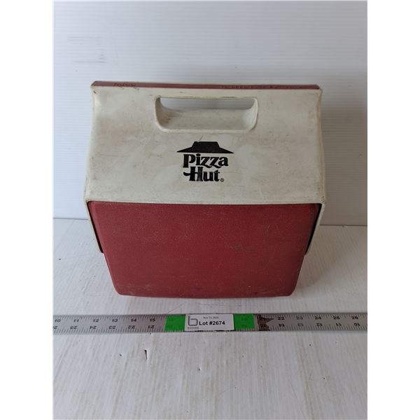 Vintage Pizza Hut/Igloo Cooler 10.75" x 7.75" x 11.5"