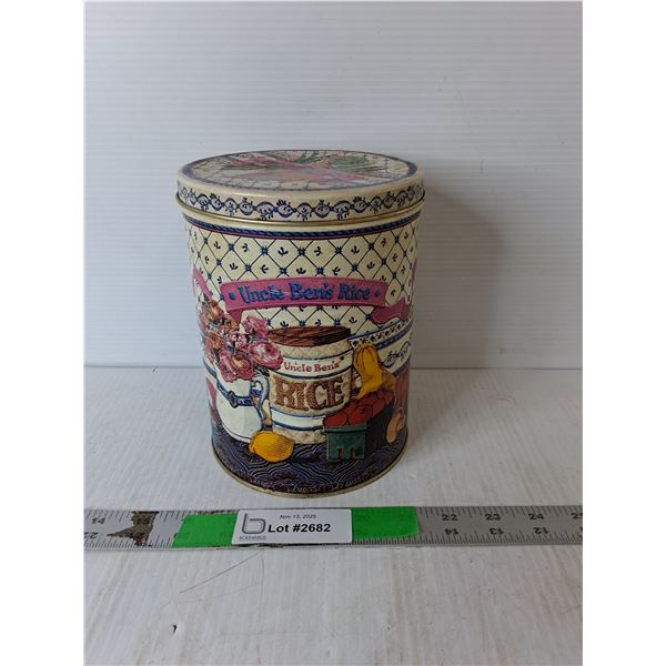 Uncle Ben's Rice Tin 7.5"