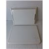 Image 2 : (2) Plastic Serving Trays Up to 17.5"