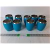 (9) Stainless Blue Tumblers