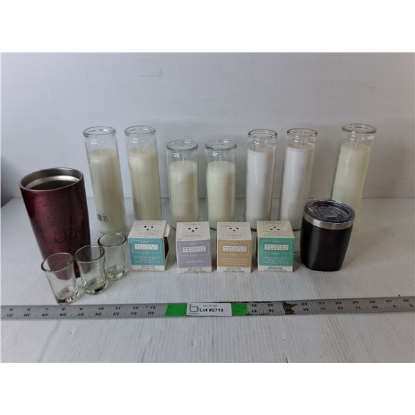 Scented Candles, Shot Glasses, Tumblers