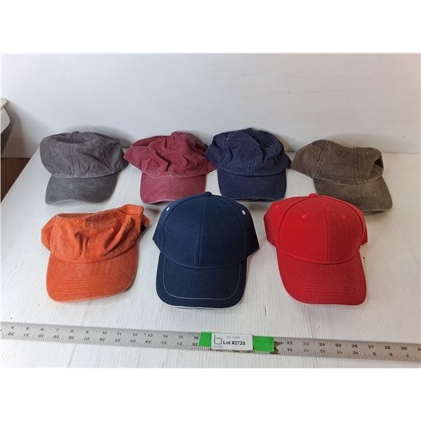 (7) Baseball Style Hats