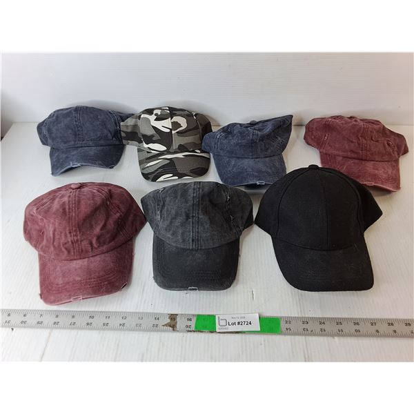 (7) Baseball Style Hats
