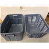Image 3 : Plastic Totes,Laundry Hamper Up to 21" x 15" x 12", Cannot Ship