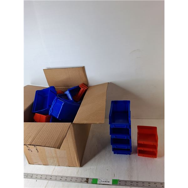 Box of Plastic Stacking Storage Trays