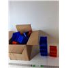 Image 1 : Box of Plastic Stacking Storage Trays